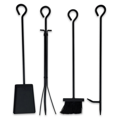 Kovový regál na dřevo s nářadím 40x30x74xm